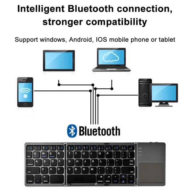 Foldable Bluetooth Keyboard